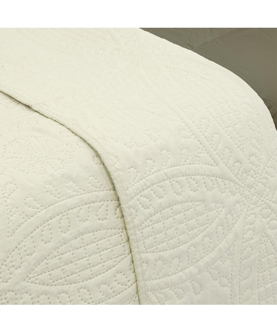 LINO ΚΟΥΒΕΡΛΙ LIGERO ECRU 220X240 LINO ΚΟΥΒΕΡΛΙ LIGERO ECRU 220X240
