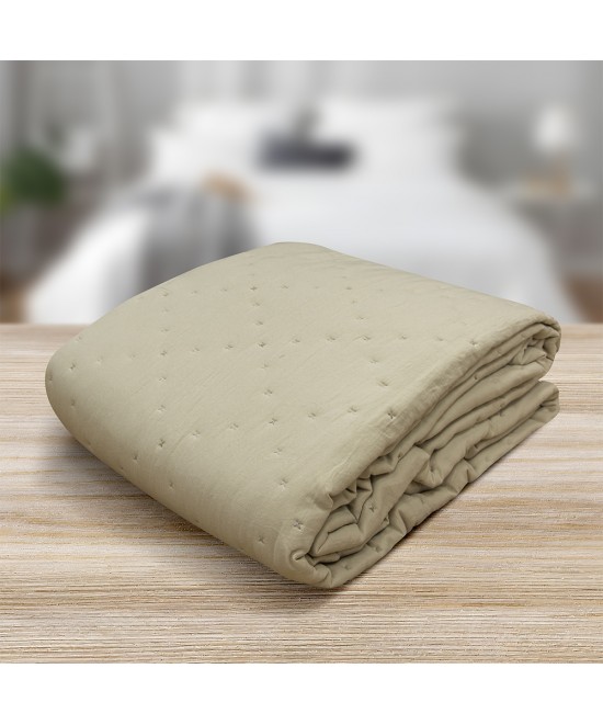 LINO ΚΟΥΒΕΡΛΙ LIPE BEIGE 160Χ220 LINO ΚΟΥΒΕΡΛΙ LIPE BEIGE 160Χ220