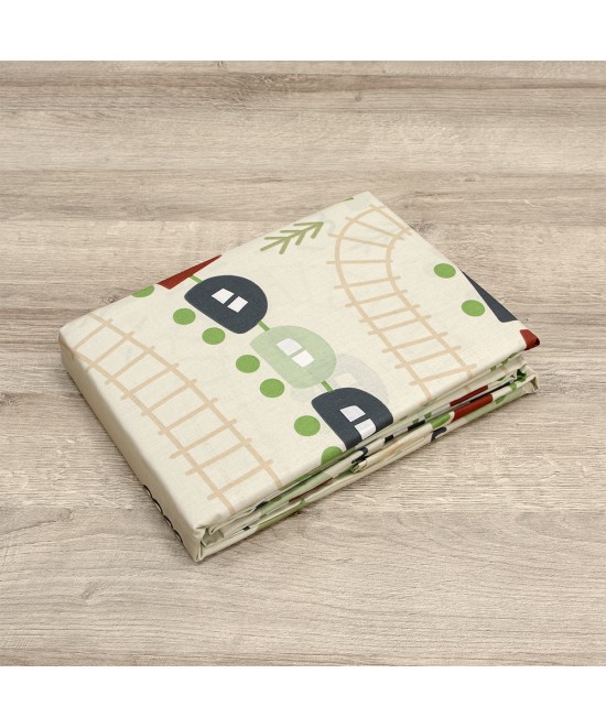 LINO BEBE ΣΕΤ ΣΕΝΤΟΝΙΑ FOREST EXPRESS GREEN 120X180