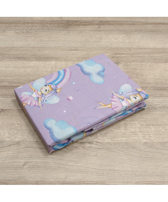 LINO BEBE ΣΕΤ ΣΕΝΤΟΝΙΑ ENHANCED RAINBOW LILAC 120X180