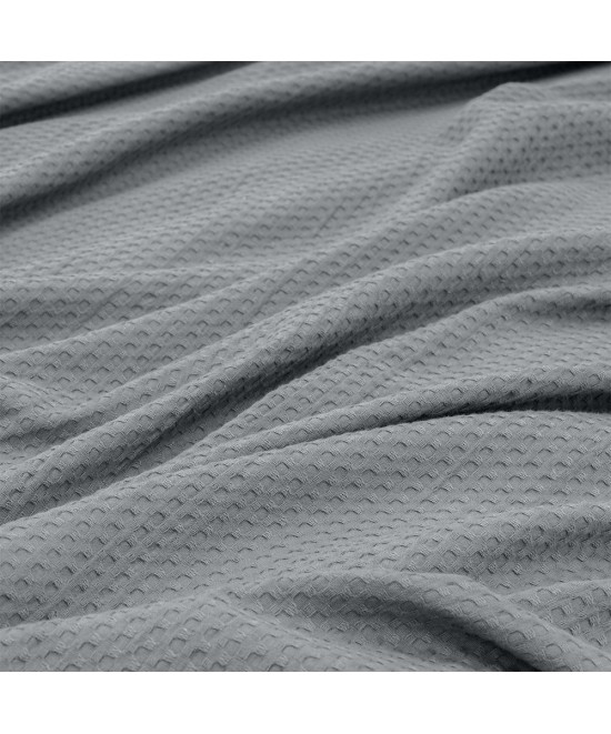 LINO Κουβέρτα King Size (240x260) Πικέ Cocoon Γκρι LINO Κουβέρτα King Size (240x260) Πικέ Cocoon Γκρι