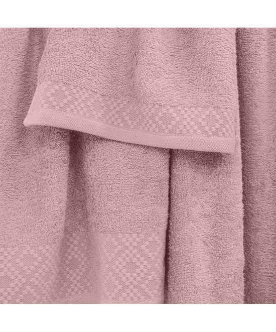 LINO Σετ πετσέτες 3τμχ (30x50,50x90,70x140) Serapha Κοραλί LINO Σετ πετσέτες 3τμχ (30x50,50x90,70x140) Serapha Κοραλί