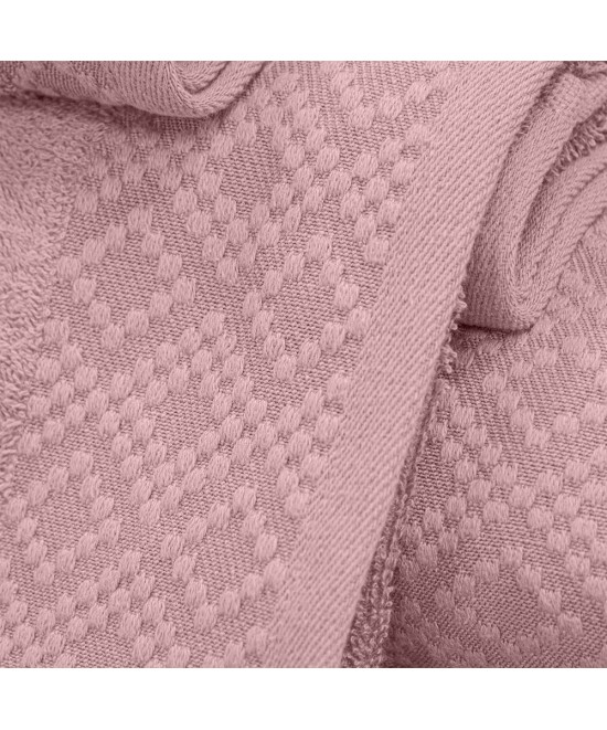 LINO Σετ πετσέτες 3τμχ (30x50,50x90,70x140) Serapha Κοραλί LINO Σετ πετσέτες 3τμχ (30x50,50x90,70x140) Serapha Κοραλί