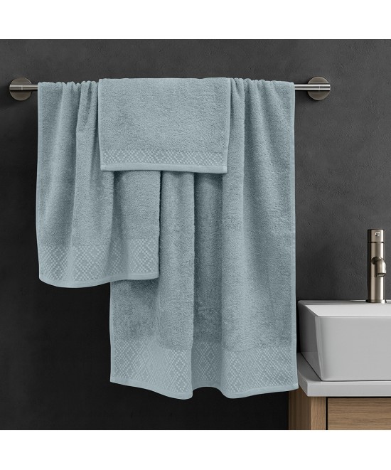 LINO Σετ πετσέτες 3τμχ (30x50,50x90,70x140) Serapha Μέντα