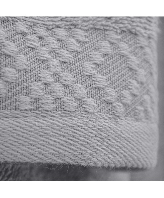 LINO Σετ πετσέτες 3τμχ (30x50,50x90,70x140) Serapha Ανοιχτό Γκρι LINO Σετ πετσέτες 3τμχ (30x50,50x90,70x140) Serapha Ανοιχτό Γκρι