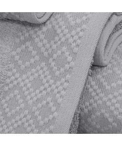 LINO Σετ πετσέτες 3τμχ (30x50,50x90,70x140) Serapha Ανοιχτό Γκρι LINO Σετ πετσέτες 3τμχ (30x50,50x90,70x140) Serapha Ανοιχτό Γκρι