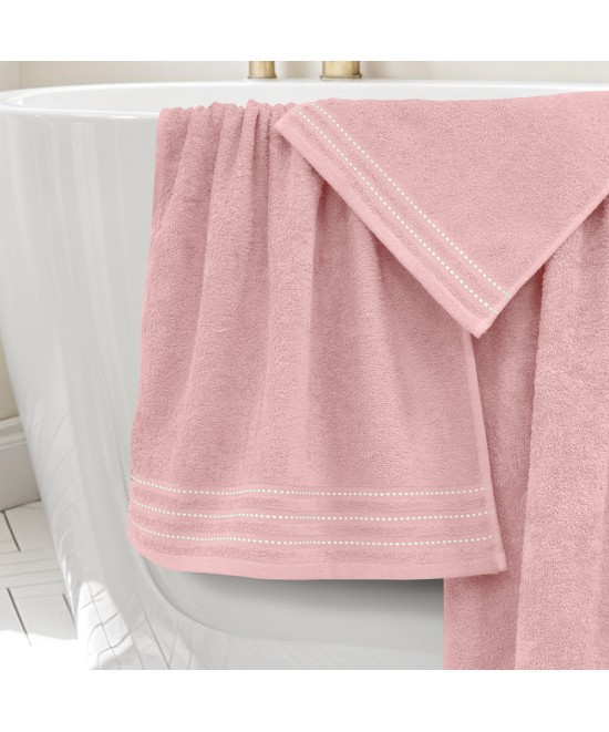 LINO Σετ πετσέτες 3τμχ (30x50,50x90,70x140) Veluva Κοραλί LINO Σετ πετσέτες 3τμχ (30x50,50x90,70x140) Veluva Κοραλί