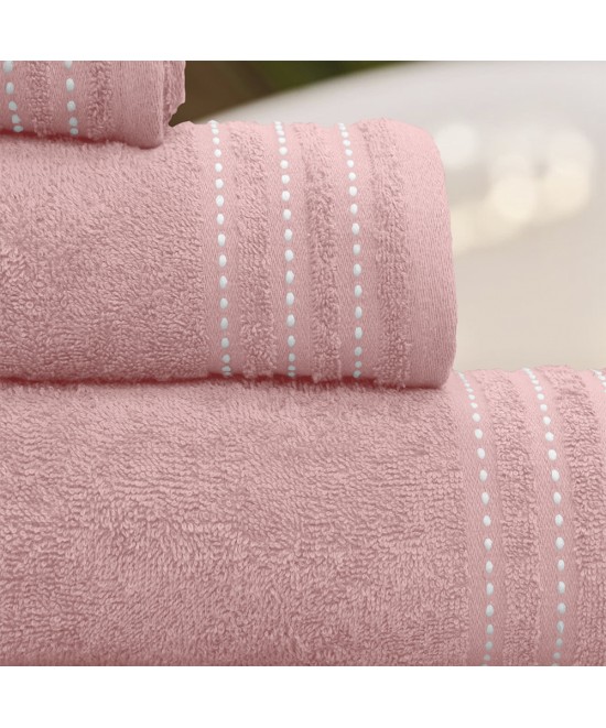 LINO Σετ πετσέτες 3τμχ (30x50,50x90,70x140) Veluva Κοραλί LINO Σετ πετσέτες 3τμχ (30x50,50x90,70x140) Veluva Κοραλί