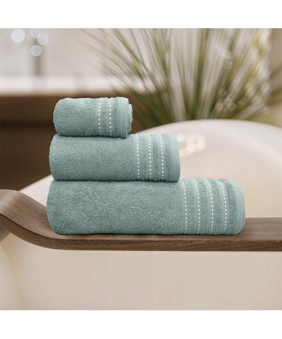 LINO Σετ πετσέτες 3τμχ (30x50,50x90,70x140) Veluva Μέντα