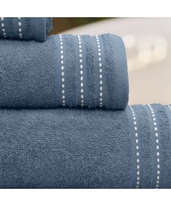 LINO Σετ πετσέτες 3τμχ (30x50,50x90,70x140) Veluva Πετρόλ LINO Σετ πετσέτες 3τμχ (30x50,50x90,70x140) Veluva Πετρόλ