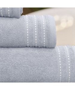 LINO Σετ πετσέτες 3τμχ (30x50,50x90,70x140) Veluva Ανοιχτό Γκρι LINO Σετ πετσέτες 3τμχ (30x50,50x90,70x140) Veluva Ανοιχτό Γκρι