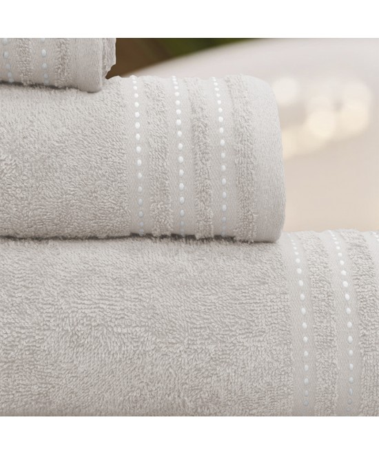 LINO Σετ πετσέτες 3τμχ (30x50,50x90,70x140) Veluva Εκρου