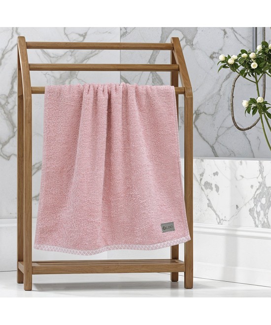 LINO Πετσέτα Προσώπου (50x90) Marley Κοραλί