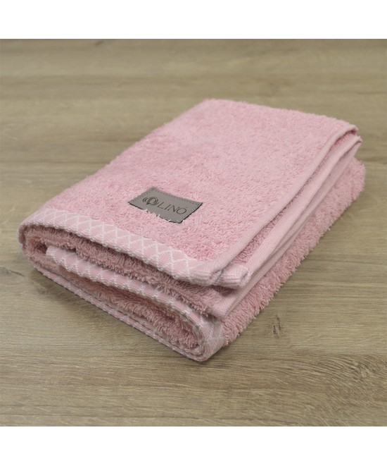 LINO Πετσέτα Προσώπου (50x90) Marley Κοραλί