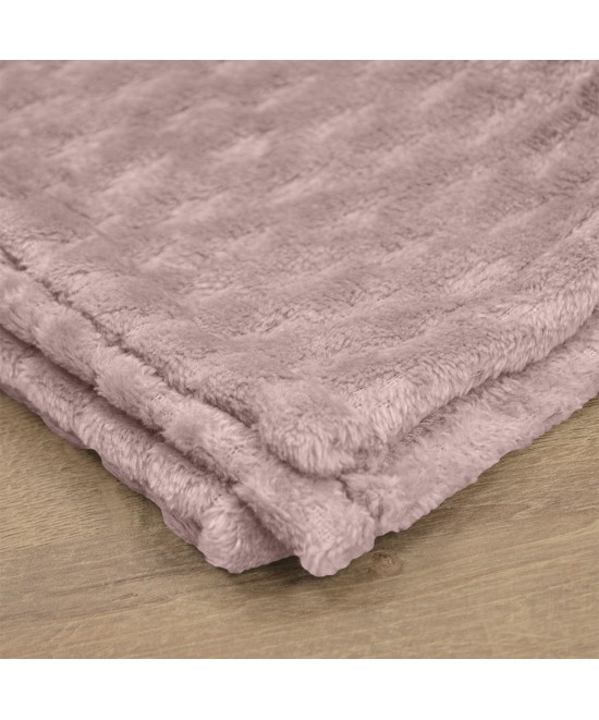 LINO Κουβέρτα Μονή (160x220) Flannel Lofti Λιλά LINO Κουβέρτα Μονή (160x220) Flannel Lofti Λιλά