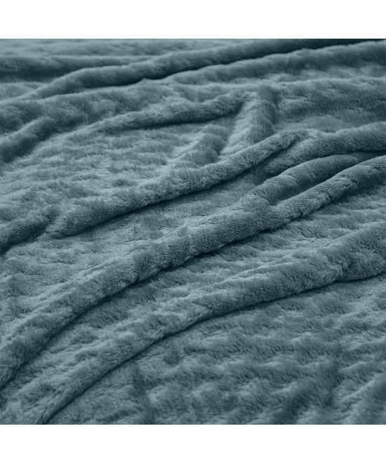LINO Κουβέρτα Υπέρδιπλη (220x240) Flannel Lofti Ντένιμ LINO Κουβέρτα Υπέρδιπλη (220x240) Flannel Lofti Ντένιμ