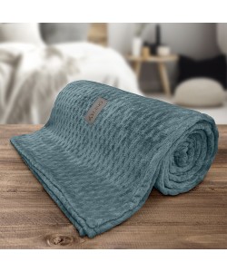 LINO Κουβέρτα Υπέρδιπλη (220x240) Flannel Lofti Ντένιμ LINO Κουβέρτα Υπέρδιπλη (220x240) Flannel Lofti Ντένιμ