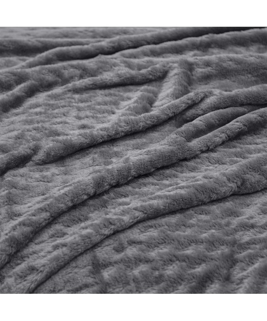 LINO Κουβέρτα Υπέρδιπλη (220x240) Flannel Lofti Γκρι LINO Κουβέρτα Υπέρδιπλη (220x240) Flannel Lofti Γκρι