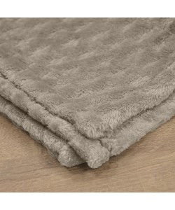 LINO Κουβέρτα Υπέρδιπλη (220x240) Flannel Lofti Taupe