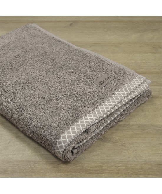 LINO Πετσέτα Σώματος (80x150) Marley Μόκα