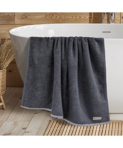 LINO Πετσέτα Σώματος (80x150) Marley Ανθρακί