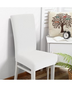 LINO Κάλυμμα Καρέκλας Ελαστικό Elegance Λευκό