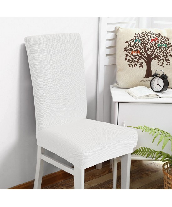 LINO Κάλυμμα Καρέκλας Ελαστικό Elegance Λευκό