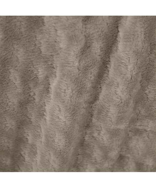 LINO Κουβέρτα Υπέρδιπλη (220x240) Sherpa Lofti Taupe