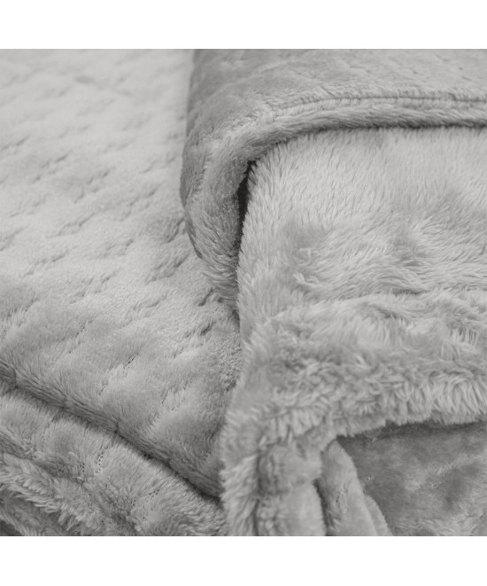 LINO Κουβέρτα Υπέρδιπλη (220x240) Sherpa Lofti Ασημί LINO Κουβέρτα Υπέρδιπλη (220x240) Sherpa Lofti Ασημί