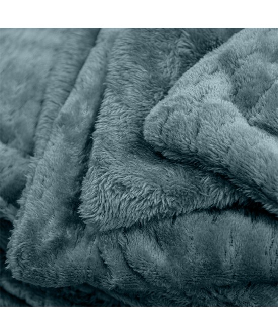 LINO Κουβέρτα Μονή (160x220) Sherpa Lofti Ντένιμ LINO Κουβέρτα Μονή (160x220) Sherpa Lofti Ντένιμ