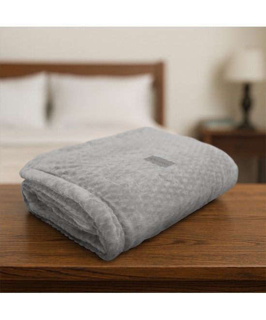 LINO Κουβέρτα Μονή (160x220) Sherpa Lofti Ασημί LINO Κουβέρτα Μονή (160x220) Sherpa Lofti Ασημί