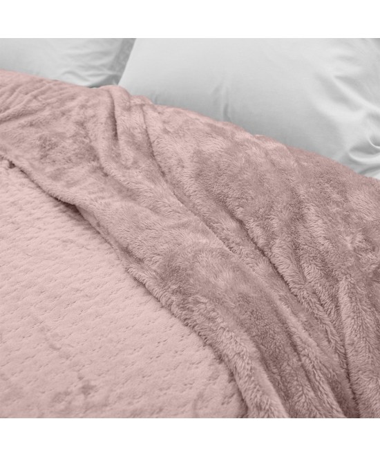 LINO Κουβέρτα Μονή (160x220) Sherpa Lofti Λιλά LINO Κουβέρτα Μονή (160x220) Sherpa Lofti Λιλά