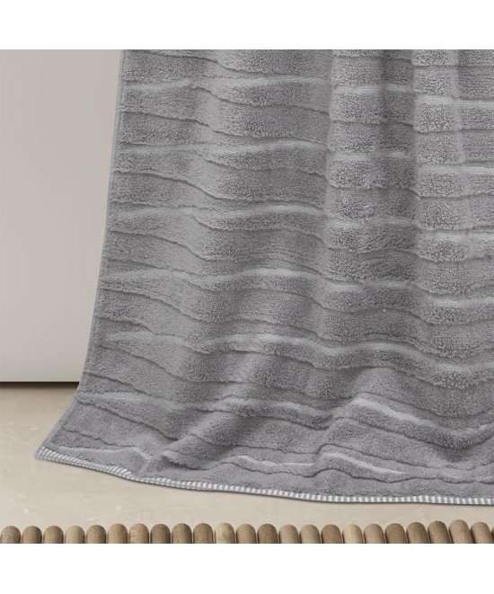 LINO Πετσέτα Σώματος (80x150) Loomline Γκρι