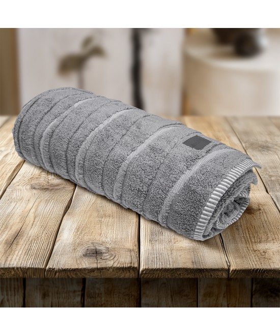 LINO Πετσέτα Σώματος (80x150) Loomline Γκρι