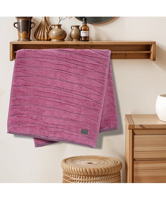 LINO Πετσέτα Προσώπου (50x100) Loomline Κοραλί