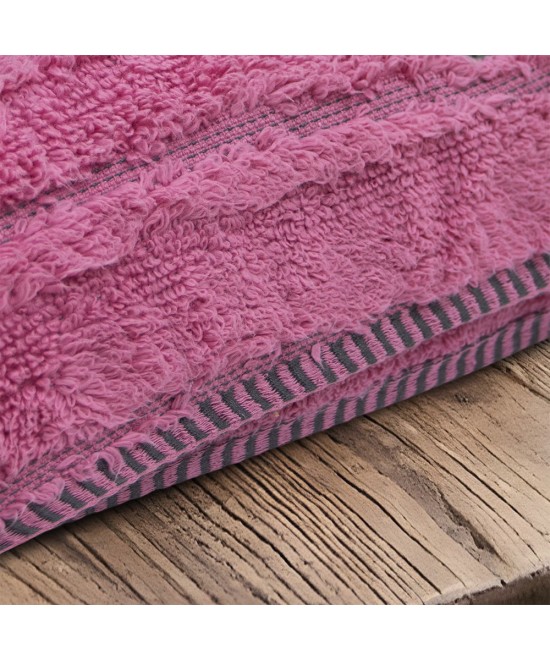 LINO Πετσέτα Προσώπου (50x100) Loomline Κοραλί