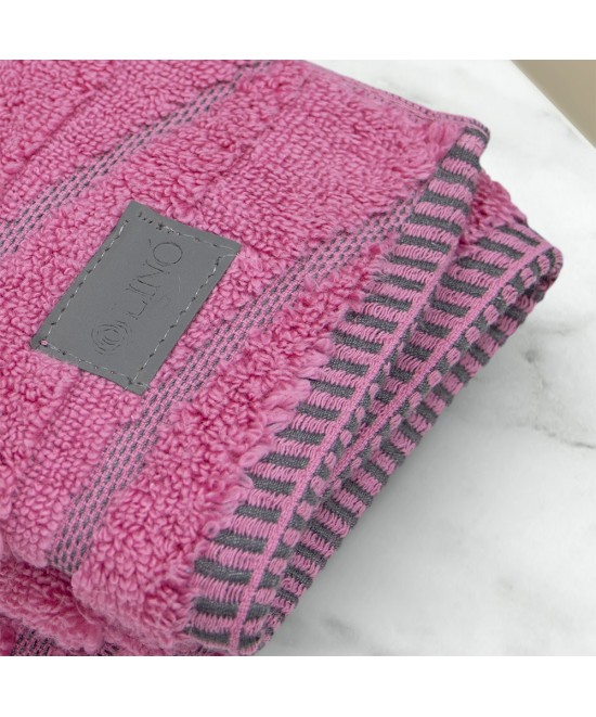 LINO Πετσέτα Χεριών (40x60) Loomline Κοραλί