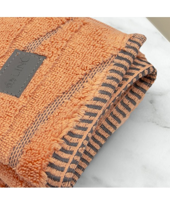 LINO Πετσέτα Χεριών (40x60) Loomline Ροδί