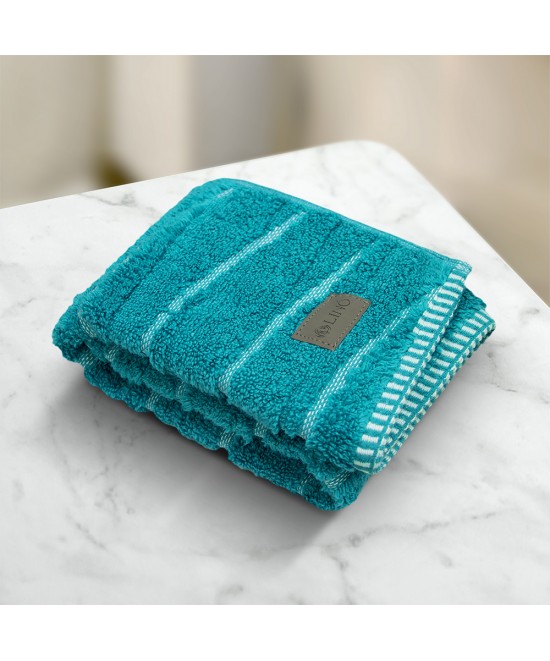 LINO Πετσέτα Χεριών (40x60) Loomline Πετρόλ