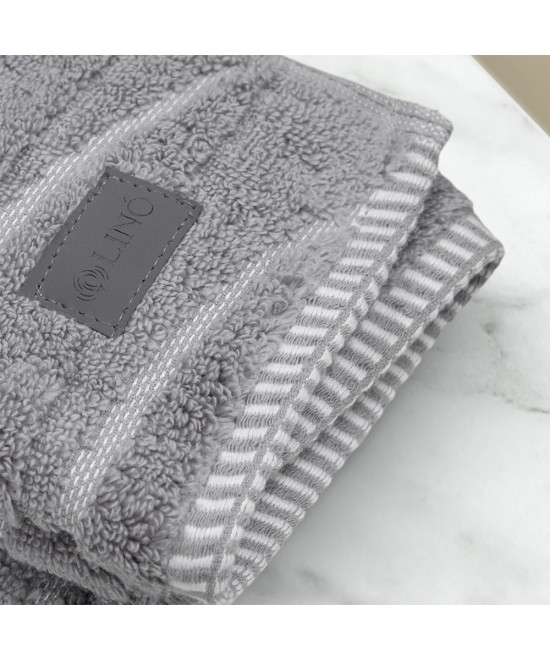 LINO Πετσέτα Χεριών (40x60) Loomline Γκρι
