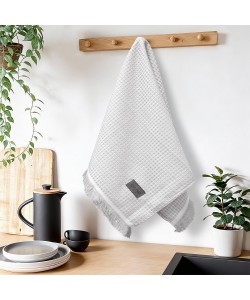 LINO Ποτηρόπανο (40x60) Niksi Ασημί