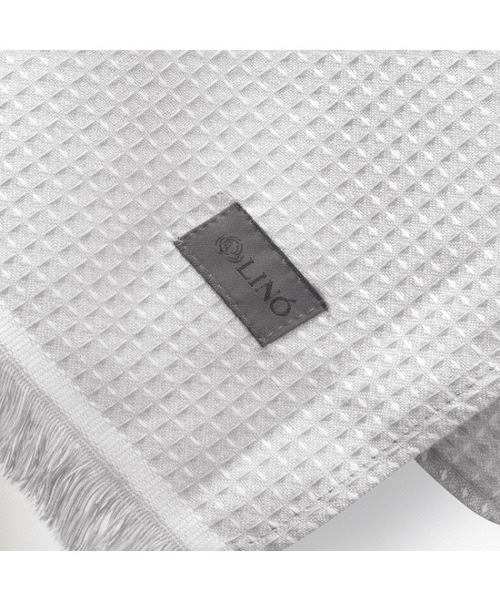 LINO Ποτηρόπανο (40x60) Niksi Ασημί