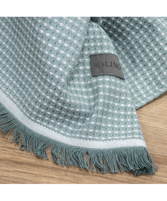 LINO Ποτηρόπανο (40x60) Niksi Πετρόλ