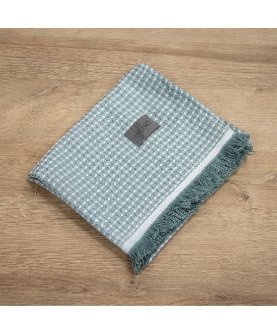 LINO Ποτηρόπανο (40x60) Niksi Πετρόλ