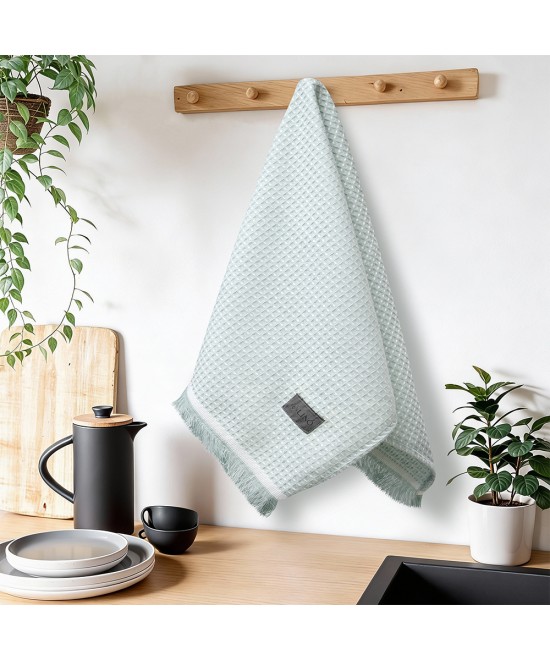 LINO Ποτηρόπανο (40x60) Niksi Μέντα