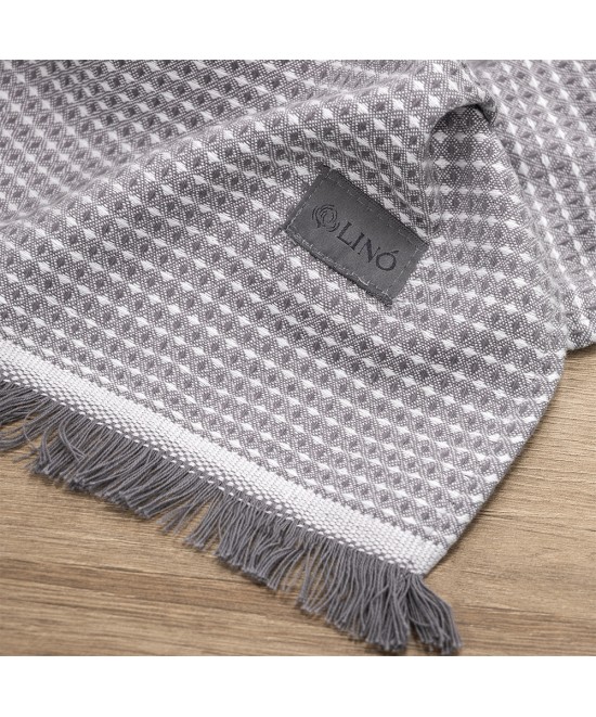 LINO Ποτηρόπανο (40x60) Niksi Γκρι