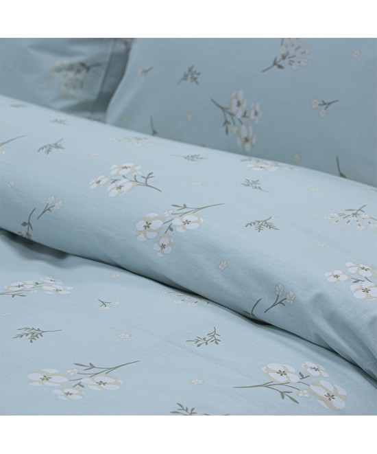 LINO Σετ Παπλωματοθήκη Υπέρδιπλη (225x245) Diminuto Μέντα