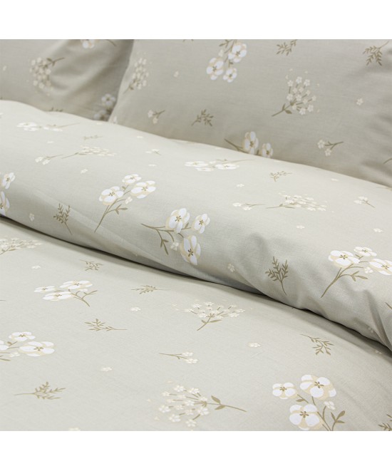 LINO Σετ Παπλωματοθήκη Υπέρδιπλη (225x245) Diminuto Μπεζ