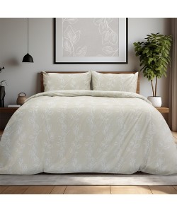 LINO Σετ Παπλωματοθήκη Μονή (165x245) Dejar Μπεζ