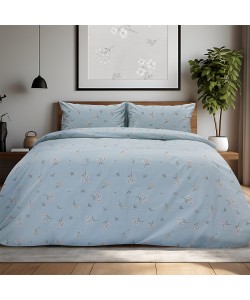 LINO Σετ Παπλωματοθήκη Μονή (165x245) Diminuto Μέντα